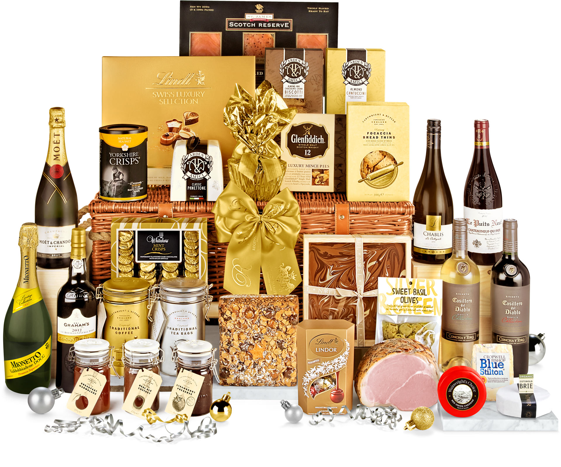 Cotswold Luxury Hamper With Moët Champagne Regency Hampers